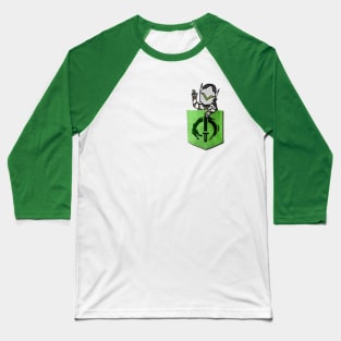 Pocket Genji (An Overwatch Design) Baseball T-Shirt